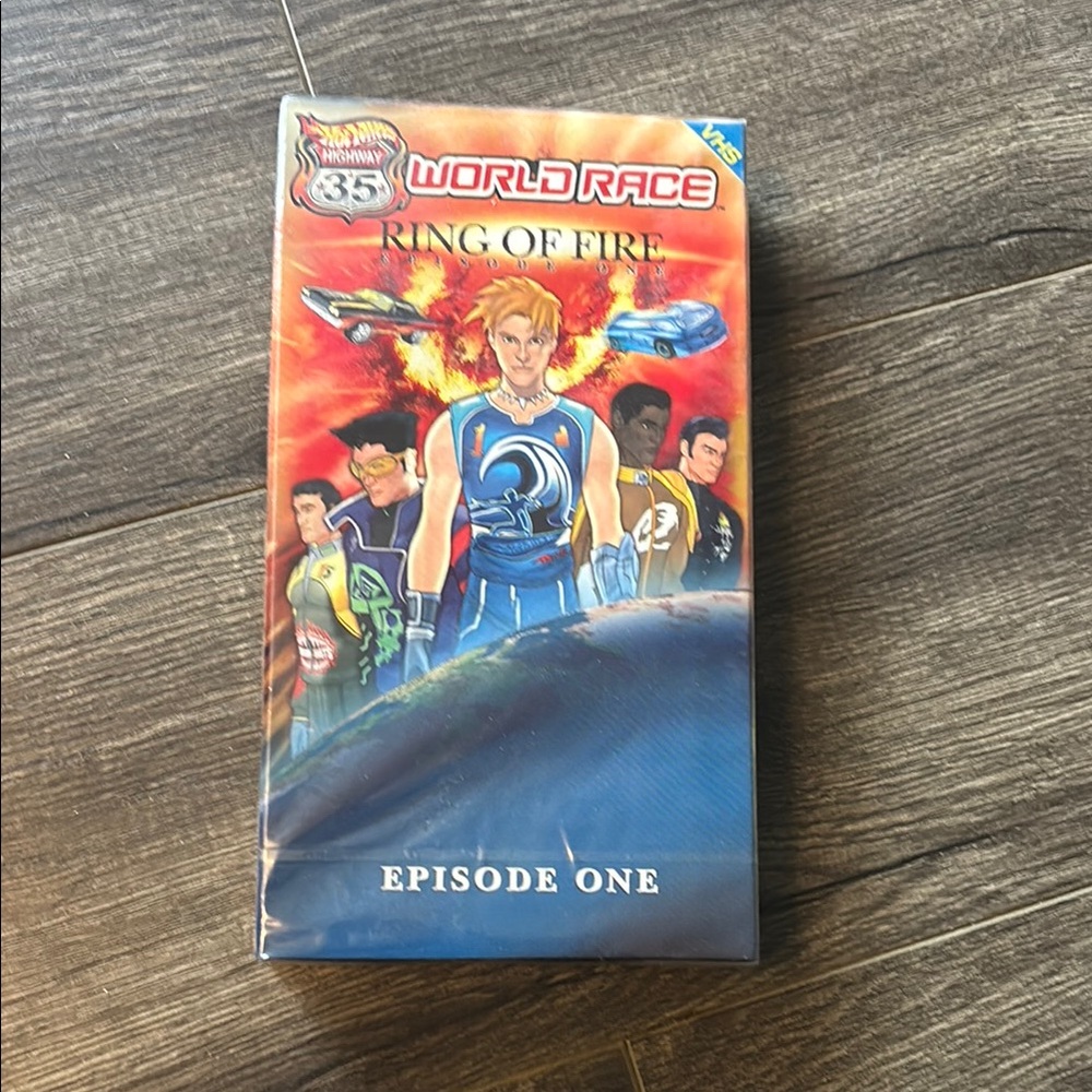 Hot Wheels highway 35. World Race Ring of Fire VHS. Unopened !!!